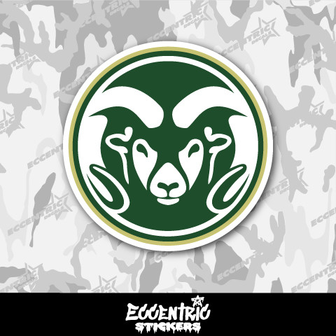 Colorado State Rams Vinyl Sticker