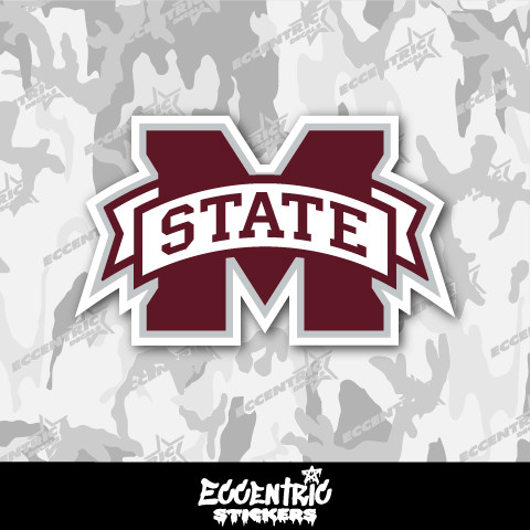 Mississippi State Bulldogs Vinyl Sticker