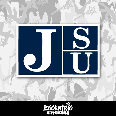 Jackson State Tigers Vinyl Sticker