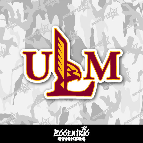 Louisiana–Monroe Warhawks Vinyl Sticker
