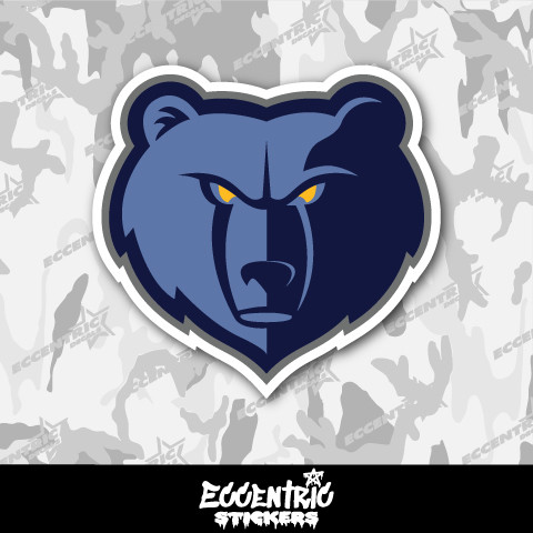 Memphis Grizzlies Vinyl Sticker