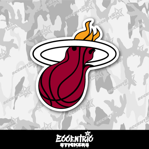 Miami Heat Vinyl Sticker