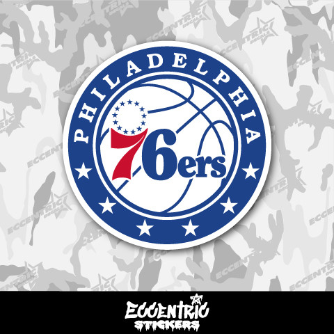 Philadelphia 76ers Vinyl Sticker