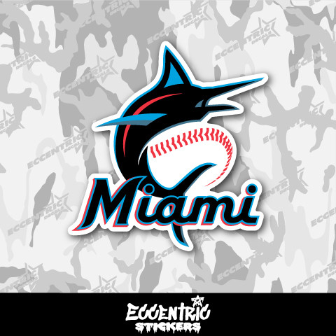 Miami Marlins Vinyl Sticker