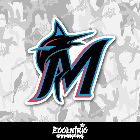 Miami Marlins Logo Vinyl Sticker