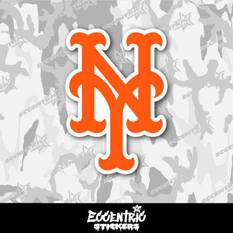 New York Mets Logo Vinyl Sticker