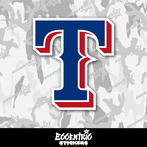 Texas Rangers Logo Vinyl Sticker