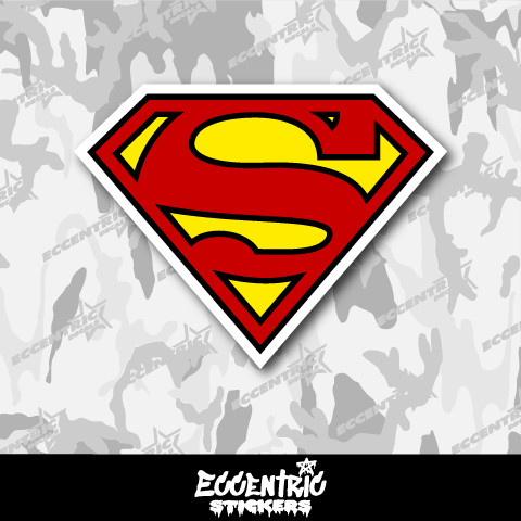 Superman Symbol Vinyl Sticker