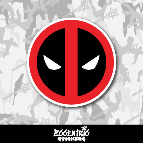 Deadpool Symbol Vinyl Sticker