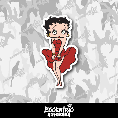 Betty Boop Vinyl Sticker