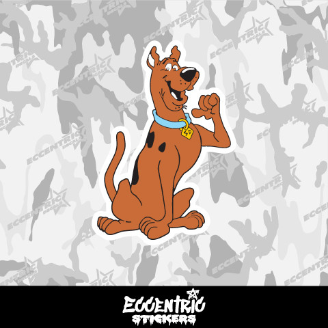 Scooby-Doo Vinyl Sticker