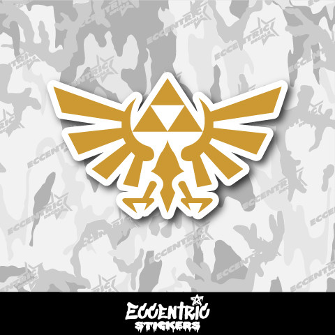 Zelda Hyrulian Crest Vinyl Sticker