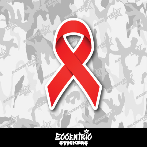 Aids Ribbon Vinyl Sticker