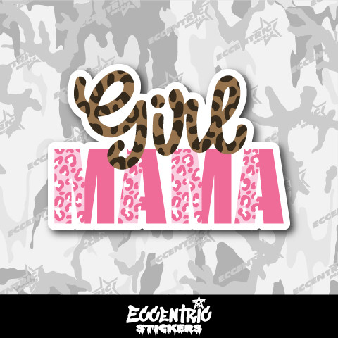 Girl Mama Vinyl Sticker