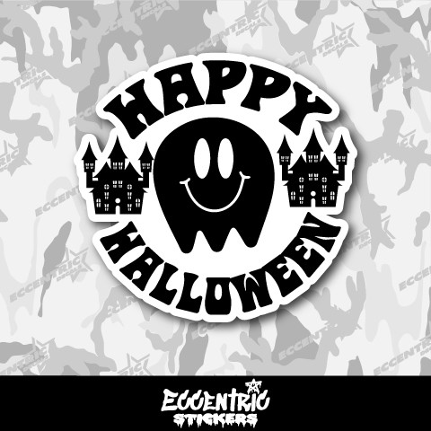 Happy Halloween Vinyl Sticker