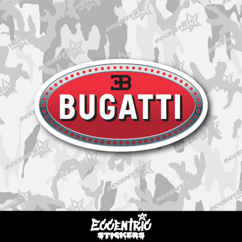 Bugatti Emblem Vinyl Sticker