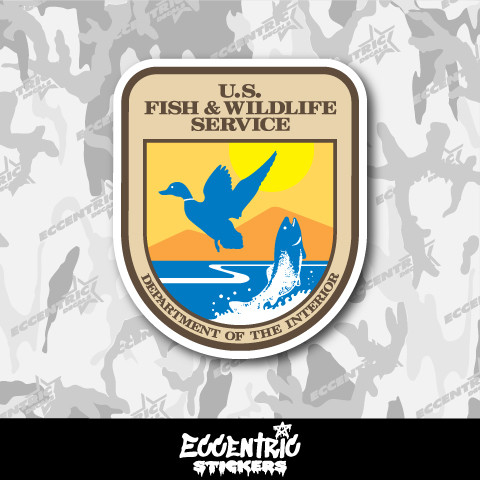 U.S. Fish & Wildlife Service Vinyl Sticker