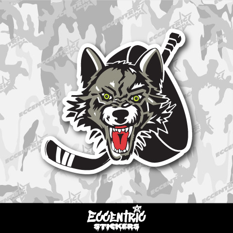Chicago Wolves Vinyl Sticker
