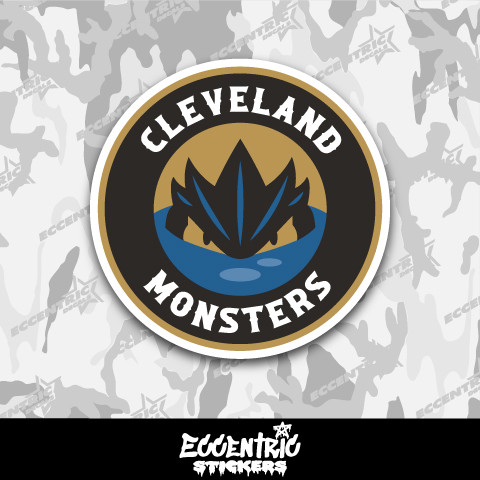 Cleveland Monsters Vinyl Sticker