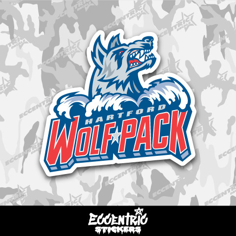 Hartford Wolf Pack Vinyl Sticker