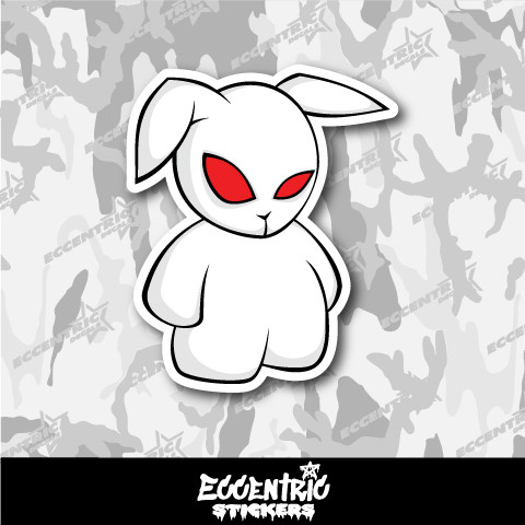 Evil Rabbit Vinyl Sticker