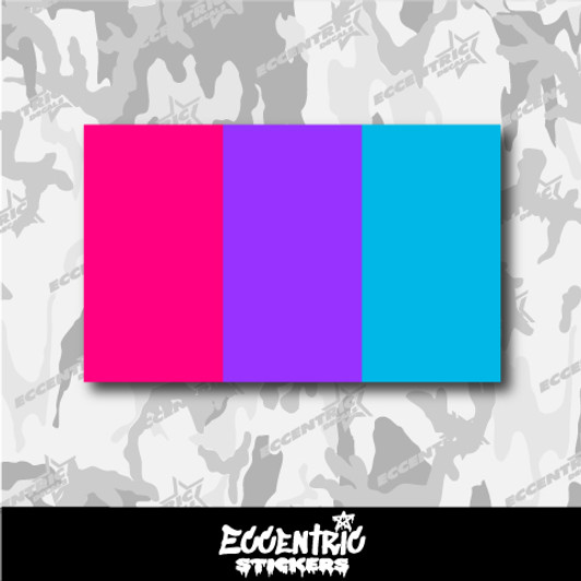 Androgyne Pride Flag Vinyl Sticker