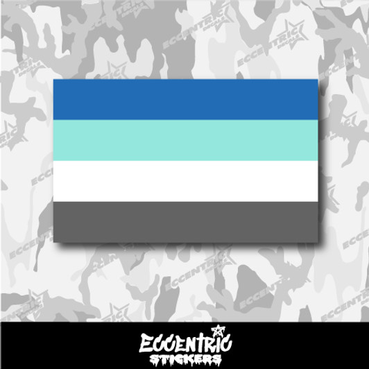 Fraysexual Pride Flag Vinyl Sticker