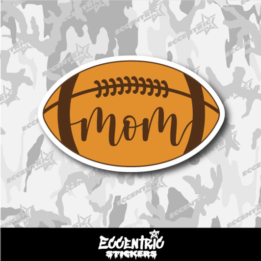 Football Mom Vinyl Sticker