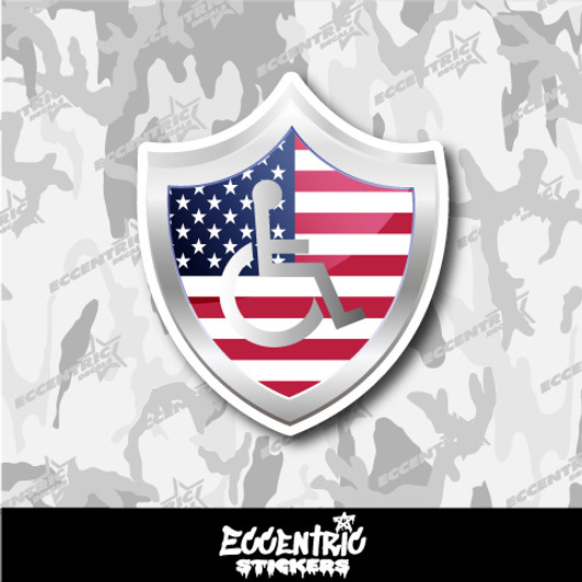 Americans with Disabilities Vinyl Sticker