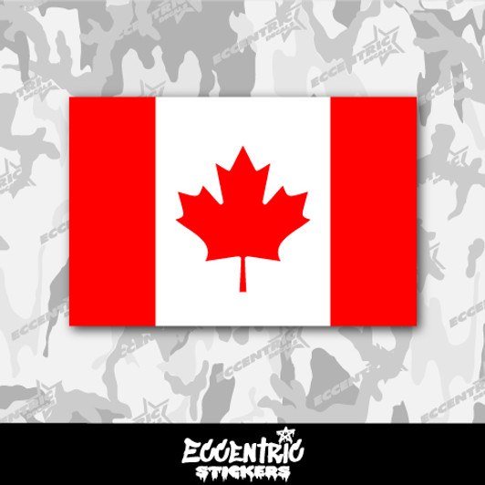 Canada Flag Vinyl Sticker