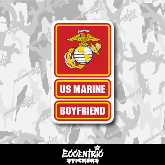 U.S. Marine Boyfriend Vinyl Sticker