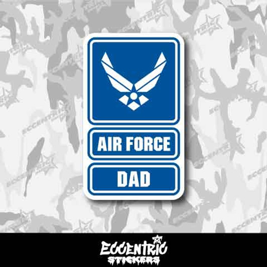 U.S. Air Force Dad Vinyl Sticker