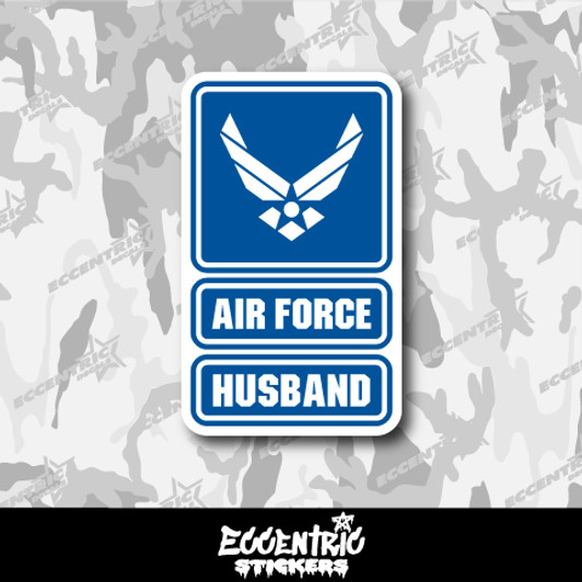 U.S. Air Force Husband Vinyl Sticker