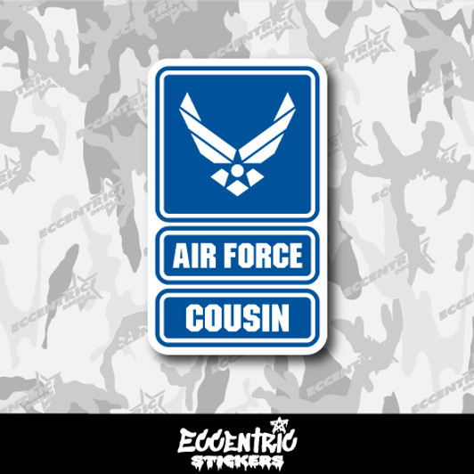 U.S. Air Force Cousin Vinyl Sticker