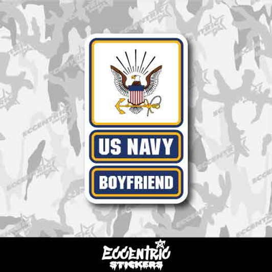 U.S. Navy Boyfriend Vinyl Sticker