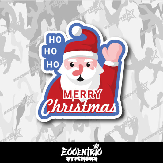Merry Christmas Santa Vinyl Sticker