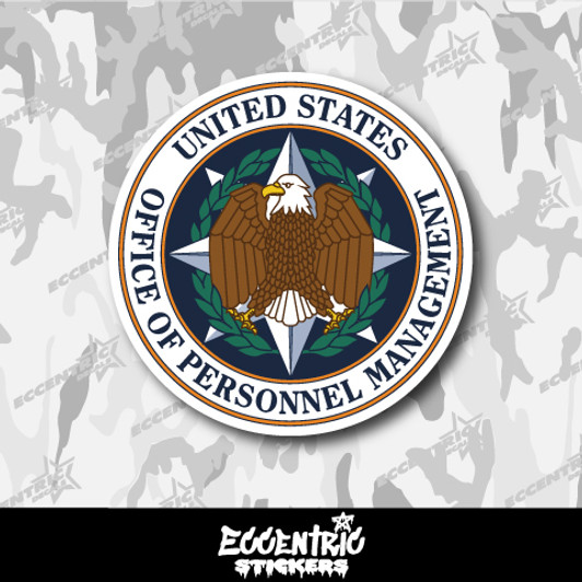 Seal of the United States Office of Personnel Management Vinyl Sticker