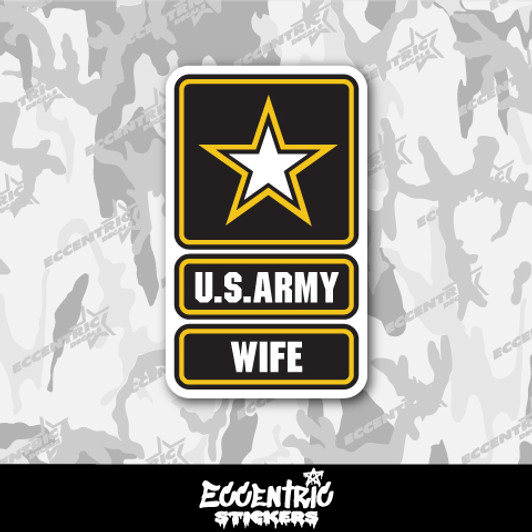 U.S. Army Wife Vinyl Sticker