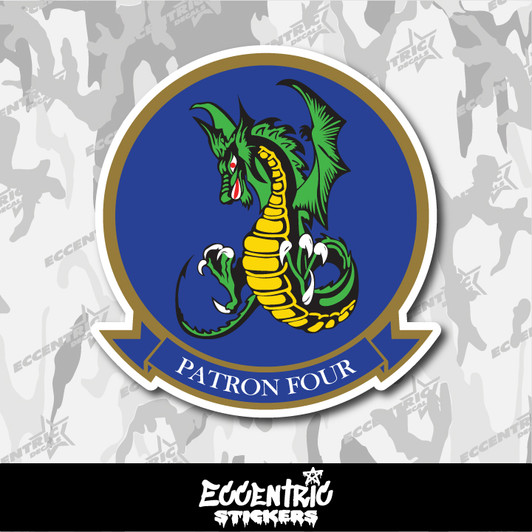 US Navy Patrol Squadron 4 (VP-4) Vinyl Sticker