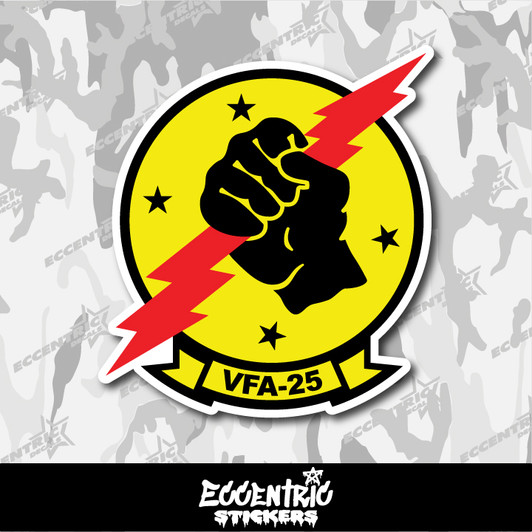 US Navy Strike Fighter Squadron 25 (VFA-25) Vinyl Sticker
