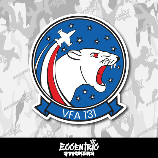 US Navy Strike Fighter Squadron 131 (VFA-131) Vinyl Sticker