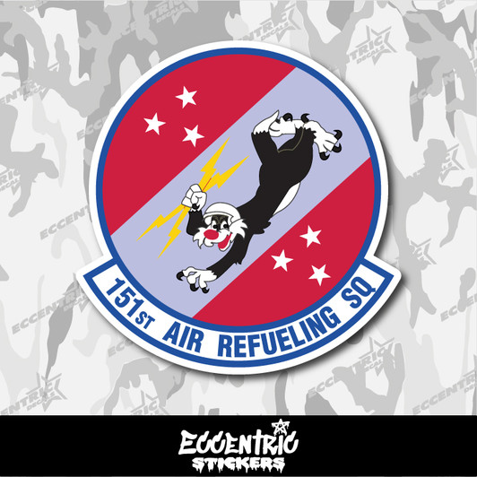 Air National Guard 151st Air Refueling Squadron (151 ARS) Vinyl Sticker