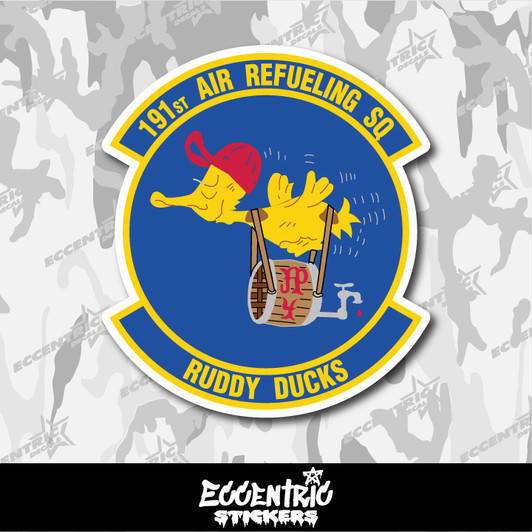 Air National Guard 191st Air Refueling Squadron (191 ARS) Vinyl Sticker