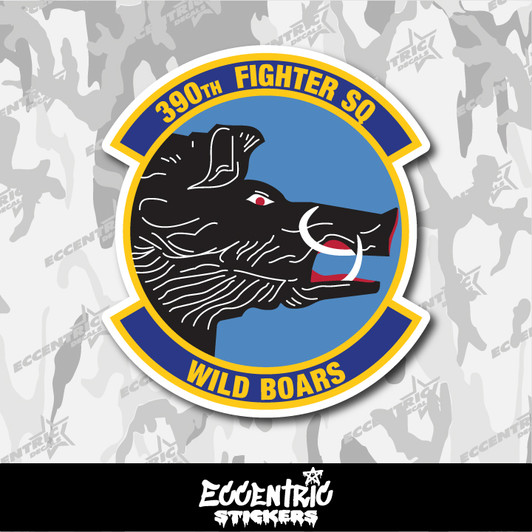 US Air Force 390th Fighter Squadron (390 FS) Vinyl Sticker