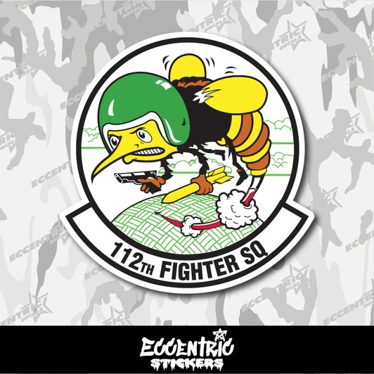 Air National Guard 112th Fighter Squadron (112 FS) Vinyl Sticker