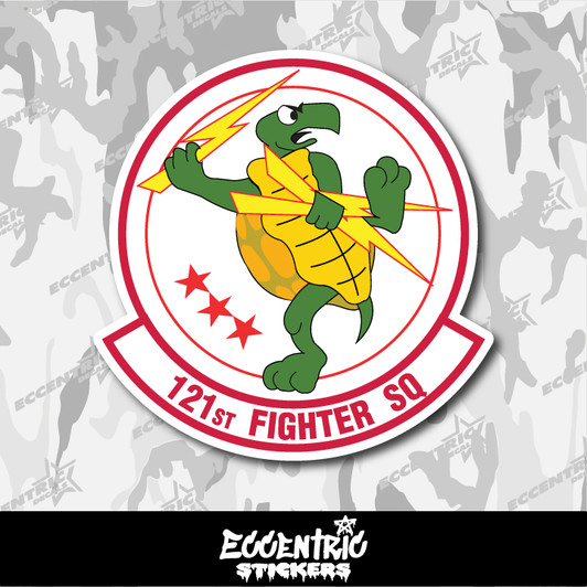 Air National Guard 121st Fighter Squadron (121 FS) Vinyl Sticker
