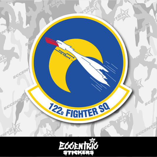 Air National Guard 122nd Fighter Squadron (122 FS) Vinyl Sticker