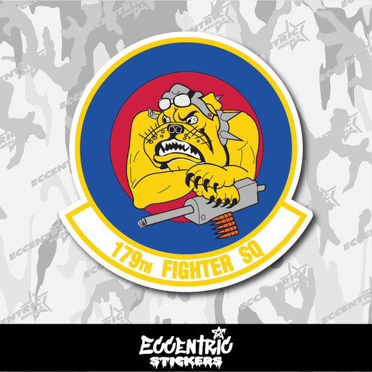 Air National Guard 179th Fighter Squadron (179 FS) Vinyl Sticker