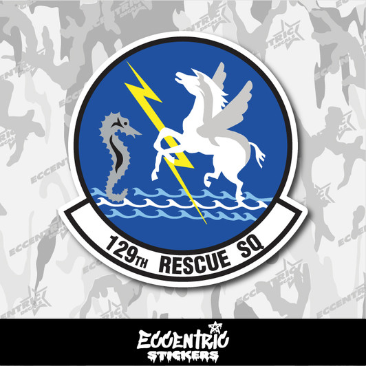 Air National Guard 129th Rescue Squadron (129 RQS) Vinyl Sticker