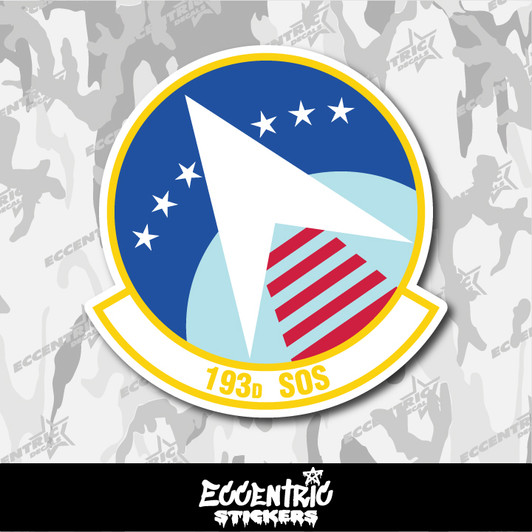 Air National Guard 193rd Special Operations Squadron (193 SOSS) Vinyl Sticker